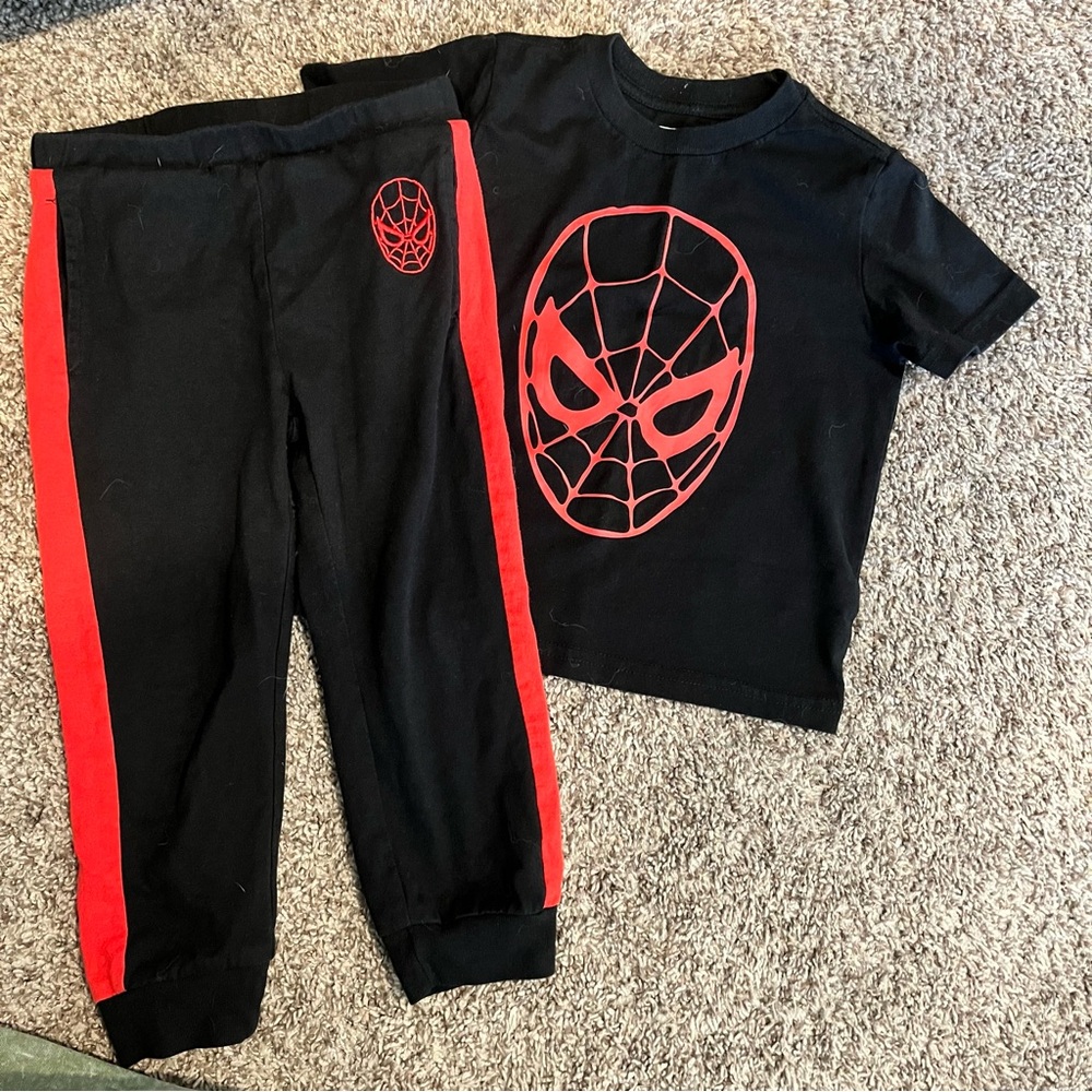 Marvel Kids Matching Set - Black and Red
